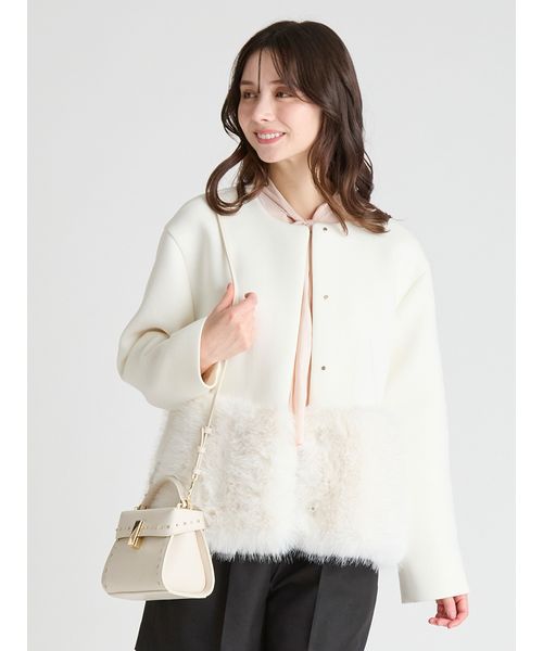 裾ファーブルゾン　ベージュ　38 裾ファーブルゾン(508381581) | CELFORD(CELFORD) - d fashion