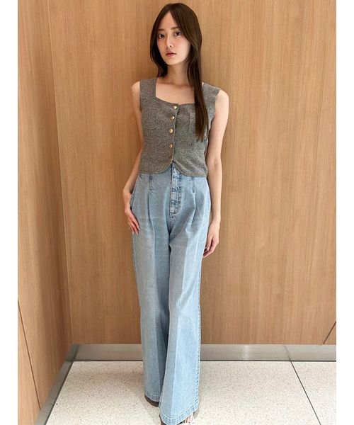 【雑誌掲載】美品✨CELFORD 24SS ハイウエストワイドデニムパンツ ハイウエストワイドデニム(ロングパンツ)｜PANTS（パンツ