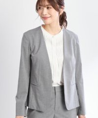 Reflect/リフレクト Reflect 【接触冷感／洗える／セットアップ可／秋まで着られる◎】ノーカラージャケット/508381761