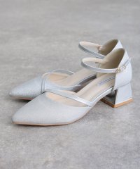 PourVous/プールヴー PourVous グリッターストラップチャンキーヒール結婚式お呼ばれオケージョン同窓会 フォーマル ワンピース パーティードレス 20代 30代 4/508382009
