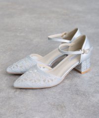 PourVous/プールヴー PourVous ストーンハードチュールチャンキーヒール同窓会オケージョンお呼ばれ結婚式 フォーマル ワンピース パーティードレス 20代 30代 /508382011