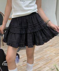 TeddyShop/テディショップ Teddyshop レディース 花のように広がるフレア。コットンレースティアードミニスカート/508382051