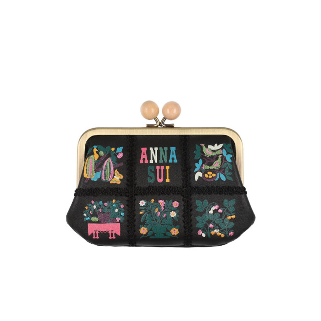 【ANNA SUI】ブルーム 口金ミニ財布 クーポン】アナスイ ANNA SUI ブルーム 口金ミニ財布(508382058
