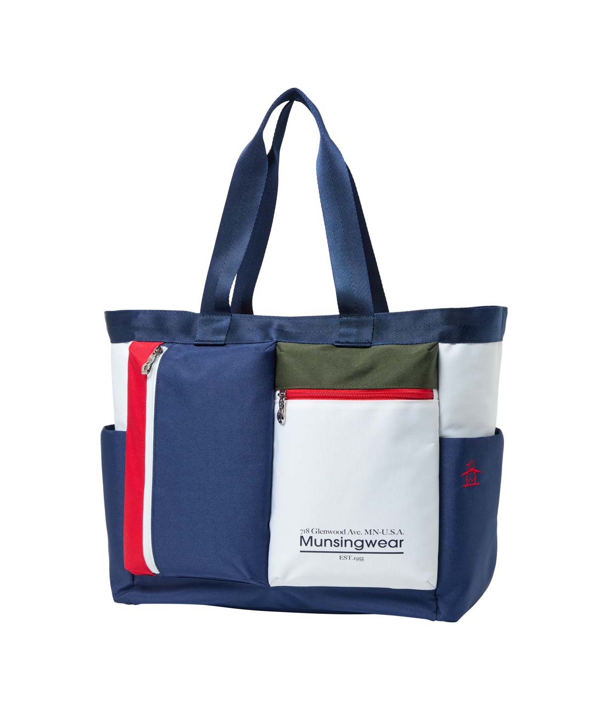 Munsingwear マンシングウェア〉ボストンバッグ 2層式トート マンシングウェア Munsingwear トートボストンバッグ -デサント