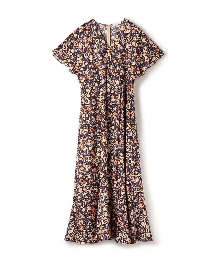 ボールジー　プティフラワープリント カシュクールワンピース BALLSEY（ボールジィ）の「プティフラワープリント カシュクール