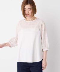 Petit Honfleur/プチ オンフルール Petit Honfleur ヨークレースプルオーバー/508382398