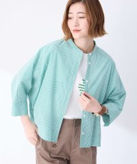 Petit Honfleur/プチ オンフルール Petit Honfleur ストライプドルマンスリーブシャツ/508382401