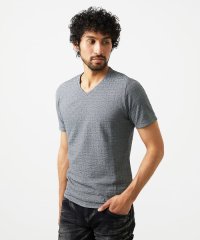 MICHEL KLEIN HOMME/《日本製》レンガ柄Vネック半袖カットソー/508382460