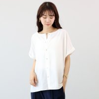 Aletta vita/アレッタ ヴィータ Aletta vita エステルボイル後ろボタン華奢見え2WAYブラウス/508382675
