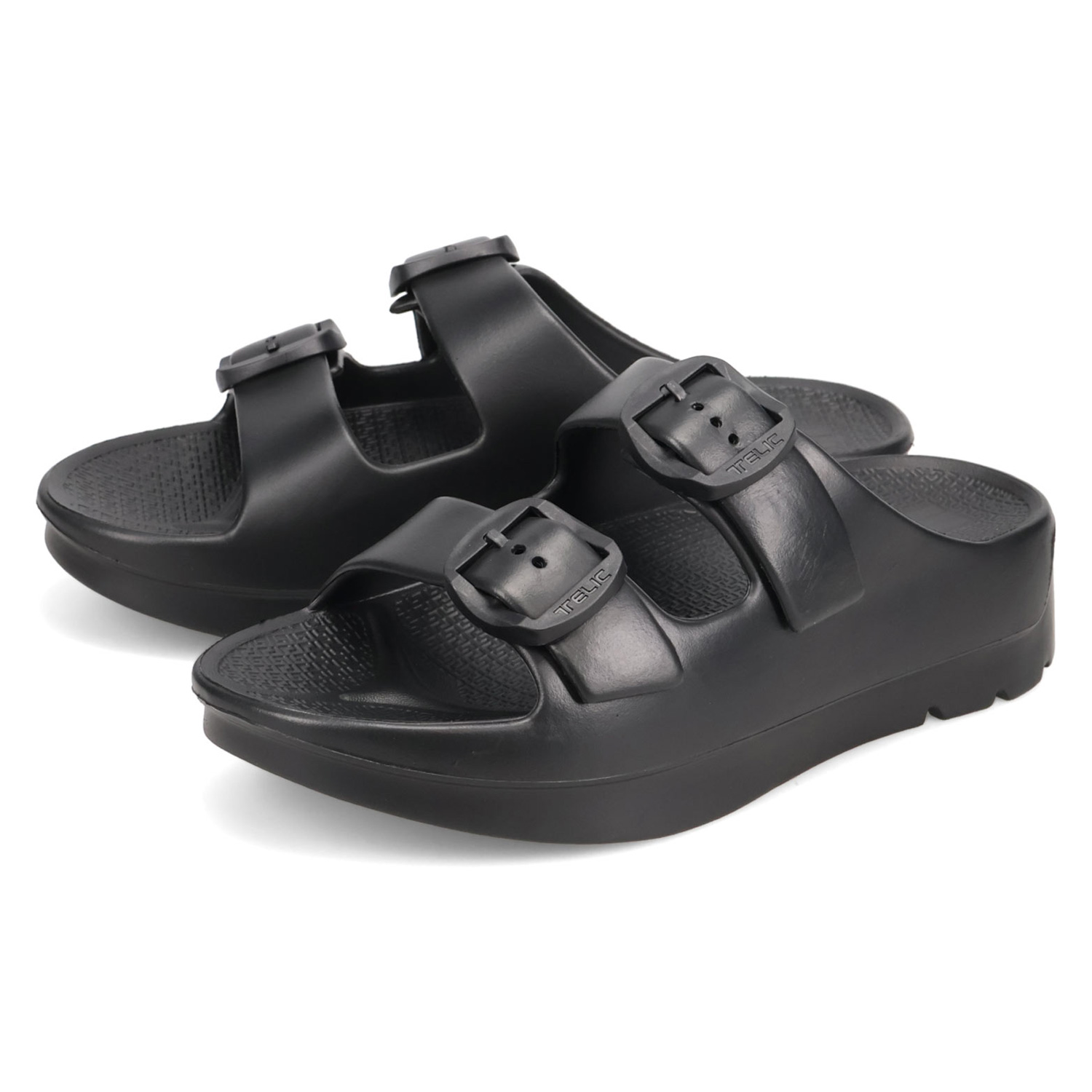 Telic スポーツサンダル ブラック 27センチ TELIC テリック スポーツサンダル バックル レディース 靴