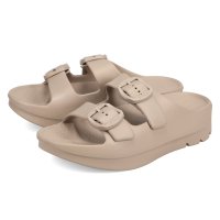 TELIC/テリック TELIC サンダル スライドサンダル メンズ レディース 厚底 W－BUCKLE2 ブラック ホワイト ライト ブラウン 黒 白/508382702