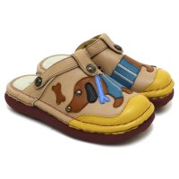 ESTACION/エスタシオン Estacion ワンちゃんモチーフ2way本革サボシューズ【tge599】/508382871