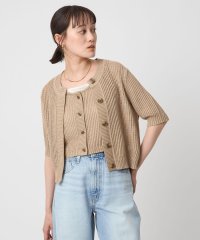 green label relaxing/メッシュ ニット ショートスリーブ カーディガン/508383052