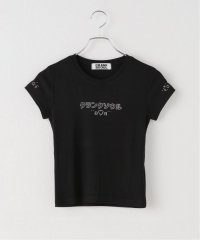 U by Spick&Span/CRANK/クランク LETTERING HOTFIX TOP/508383158