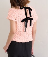 U by Spick&Span/《追加予約》popcorn ribon ブラウス/508383210