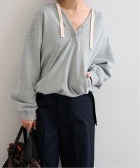 U by Spick&Span/《予約》Vネック裏毛フーディー/508383211