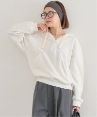 U by Spick&Span/《予約》Vネック裏毛フーディー/508383211