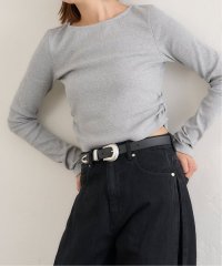 U by Spick&Span/《予約》サイドギャザーボートネックトップス/508383212