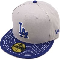 NEW ERA/ニューエラ NEW ERA 59FIFTY Duck Canvas グレー/ダークロイヤル [14388861]/508383234