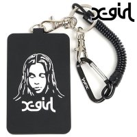 X-girl/エックスガール X－girl FACE RUBBER PASS CASE LtGREEN [105224054028 SS25]/508383245
