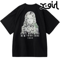 エックスガール X－girl COLLAGE CAMO FACE S/S BIG TEE DRESS WHITE [105253041004]