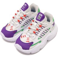adidas/アディダス adidas OZMILLEN EL I フットウェアホワイト/アクティブパープル/スクリーミンググリーン [NIM19/JI0077]/508383291