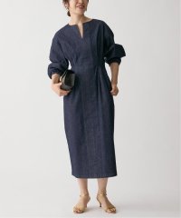 VERMEIL par iena/《予約》NAOKO OKUSAコラボ ストレッチデニムウエストシェイプワンピース/508383509