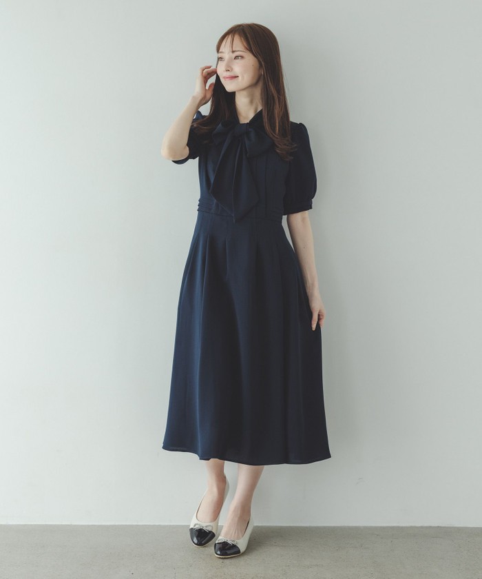TOCCA ドレス ブラック リボン150 TOCCA 【WEB限定＆洗える！】RIBBONSTICK ドレス （ブラック系