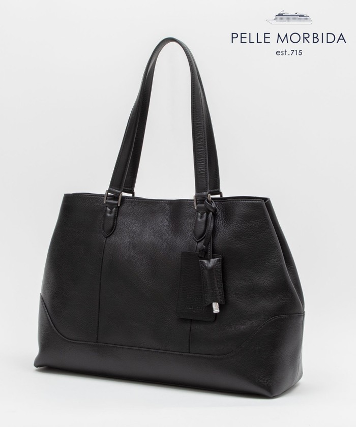 PELLE MORBIDA トートバッグ ブラック