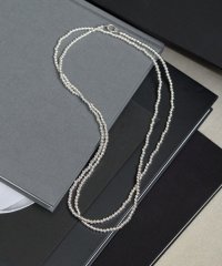 Whim Gazette/【Hoaw.】シルバービース ロングネックレス/508383863