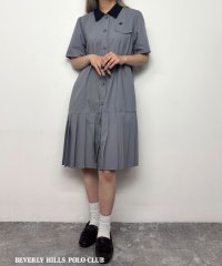 NICOLE CLUB/新色追加【BEVERLY HILLS POLO CLUB】プリーツヘム半袖ワンピース/507935636