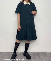 NICOLE CLUB/新色追加【BEVERLY HILLS POLO CLUB】プリーツヘム半袖ワンピース/507935636