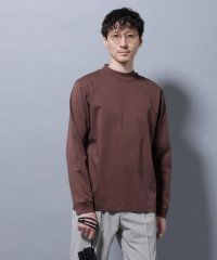 NANO universe/アンチスメルモックネックTシャツ 長袖/508182804