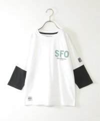 ikka kids/7分袖レイヤードロゴTシャツ（120〜160cm）/508187130