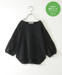 ikka kids/【親子コーデ】7分袖キカレース切り替えTシャツ（120〜160cm）/508202765
