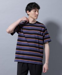 NANO universe/ナノベアボーダーTシャツ 半袖/508216079
