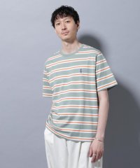 NANO universe/ナノベアボーダーTシャツ 半袖/508216079