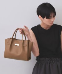 OPAQUE.CLIP/オペーク ドット クリップ OPAQUE.CLIP 【軽量/2WAY/通勤対応】フロントベルトデザインミドルトートバッグ/508246405
