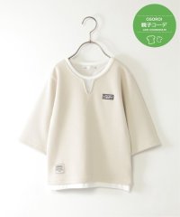 ikka kids/【親子コーデ】キーネックレイヤード7分袖Tシャツ（120〜160cm）/508277747