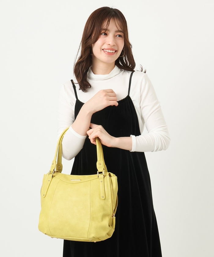 お値下げバック　ミッシェルクラン　イエロー エムケーミッシェルクランバッグ(MK MICHEL KLEIN BAG)の通販