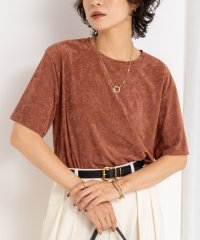 NOLLEY’S sophi/【松葉☆別注アイテム】トリアセベロアショートスリーブT/508380802