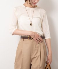 2nd NOLLEY'S/綿ナイロンシアー6分袖プルオーバーカットソー/508380806