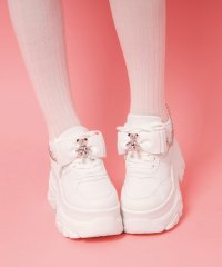 csT&P/クマ×チェ―ン付き厚底インヒールスニーカー/508383907