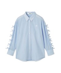 FURFUR/リボンスリーブシアーシャツ/508384189