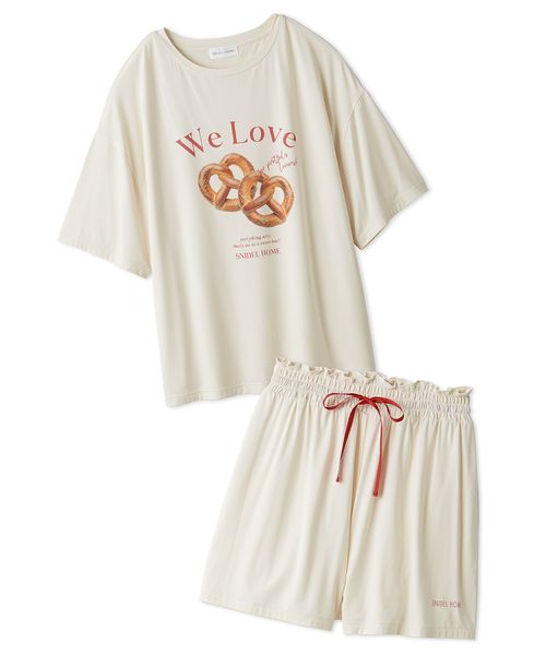 snidel home セットアップ　シャツ　ショートパンツ　ブルー　2023 ショートパンツ | SNIDEL HOME（スナイデルホーム