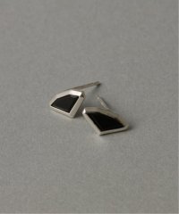 Lilas/【SAMH by LILAS】ダイヤモンドカットオニキスピアス SV（両耳）/508384282