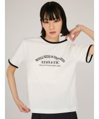 emmi atelier/グラフィックリンガーTシャツ/508384330