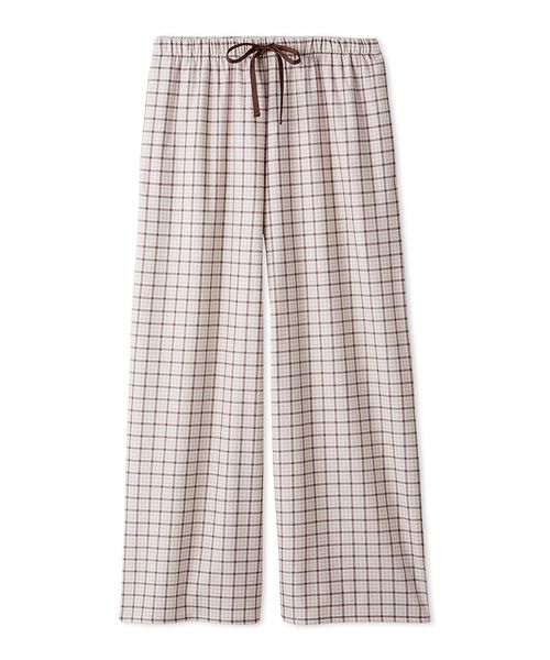 SNIDEL HOME Creamy Touch ロングパンツ　アイボリー　美品 セール】クロシェロングパンツ（ルームウェア/パジャマ
