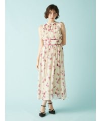 LILY BROWN/シアープリントフリルワンピース/508384361