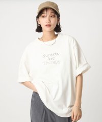 green label relaxing/【WEB限定】＜at ease＞ロゴ オーバー ショートスリーブ Ｔシャツ/508384368